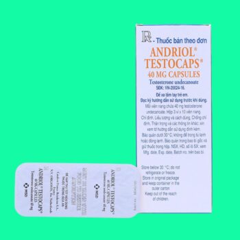Andriol Testocaps 2 Thuốc Andriol Testocaps 40mg
