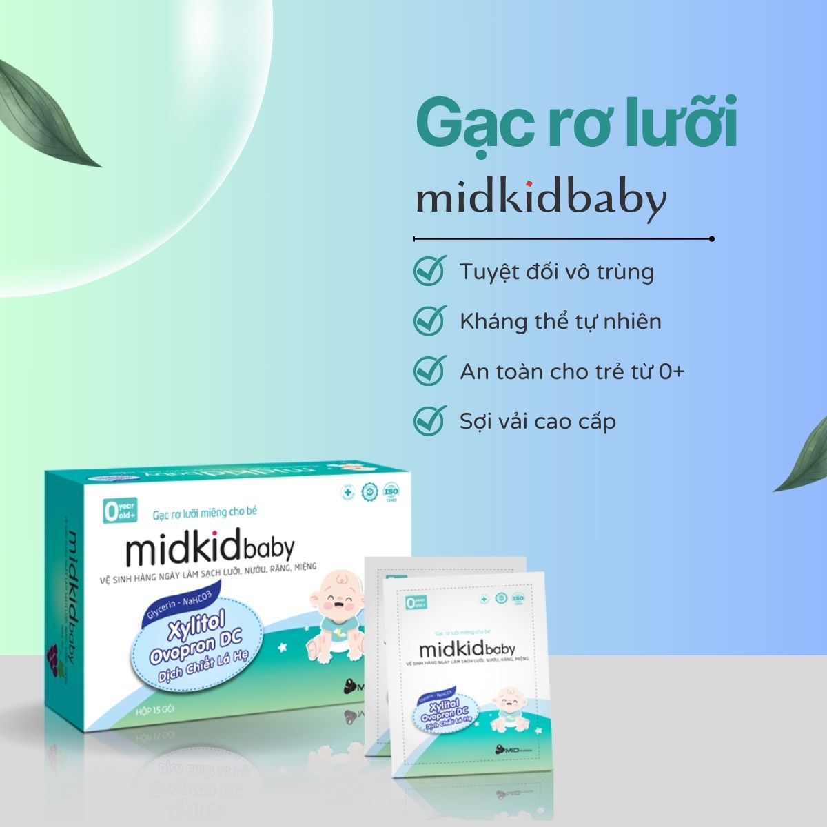 Gạc rỡ lưỡi Midkid Baby