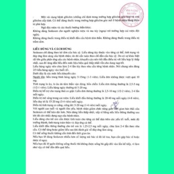 Seduxen 9 Thuốc Seduxen 5mg