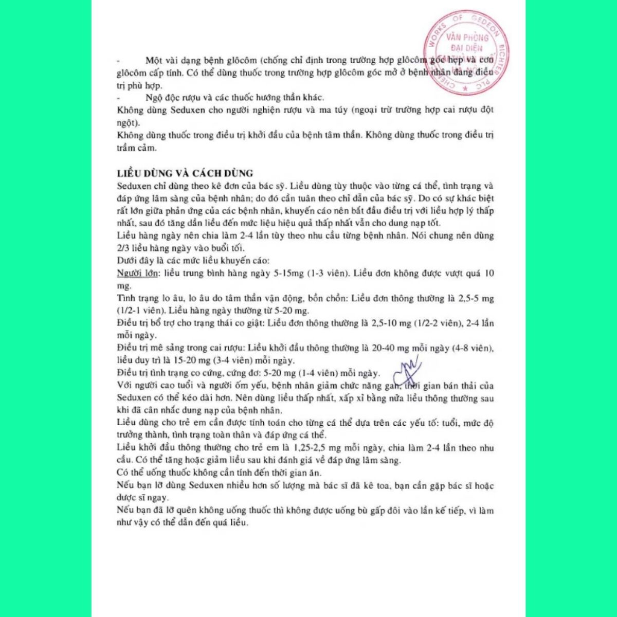 seduxen-5mg-10 Thuốc Seduxen 5mg