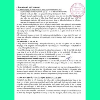 Seduxen 10 Thuốc Seduxen 5mg