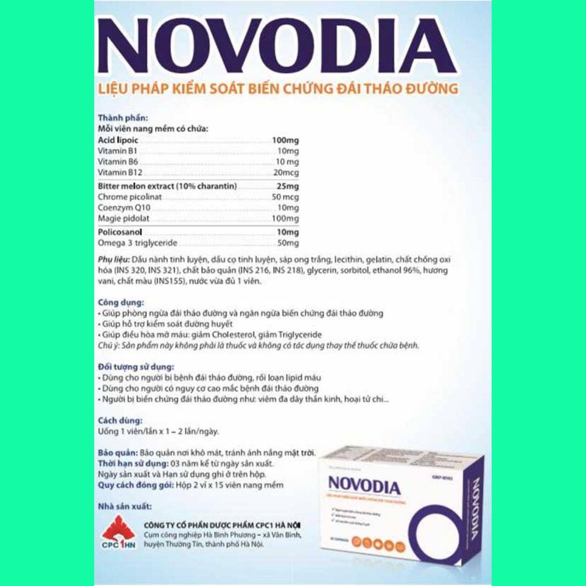 Novodia-11 Sản phẩm Novodia