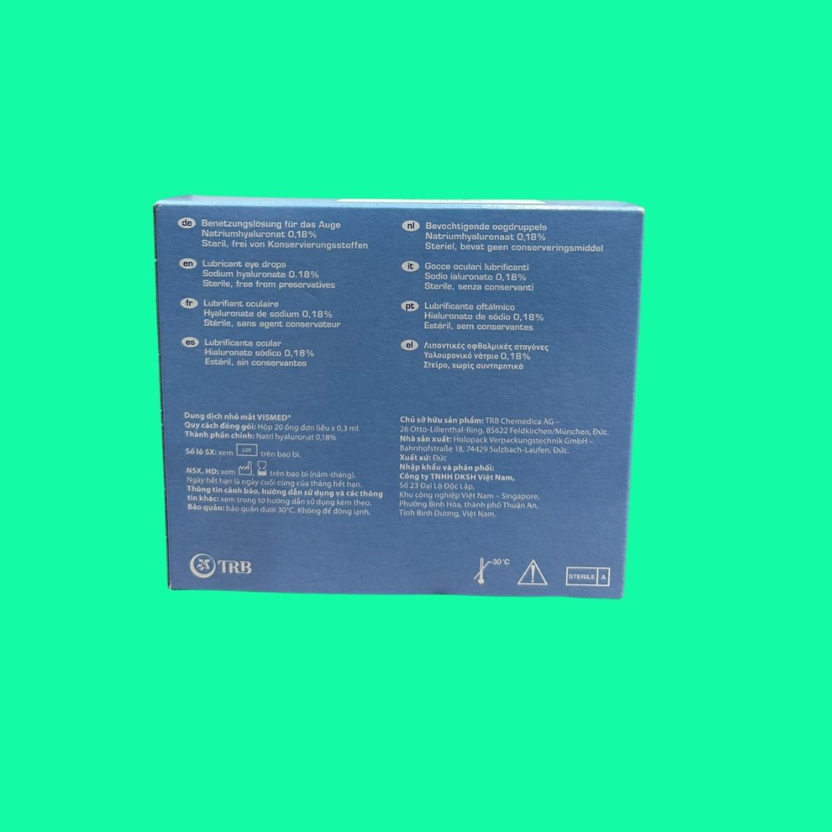 Vismed-0.18-3 Thuốc Vismed
