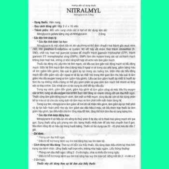 Thuốc Nitralmyl 2,6mg