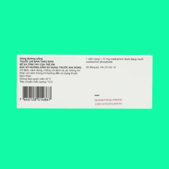 Thuốc Tamiflu 75 mg