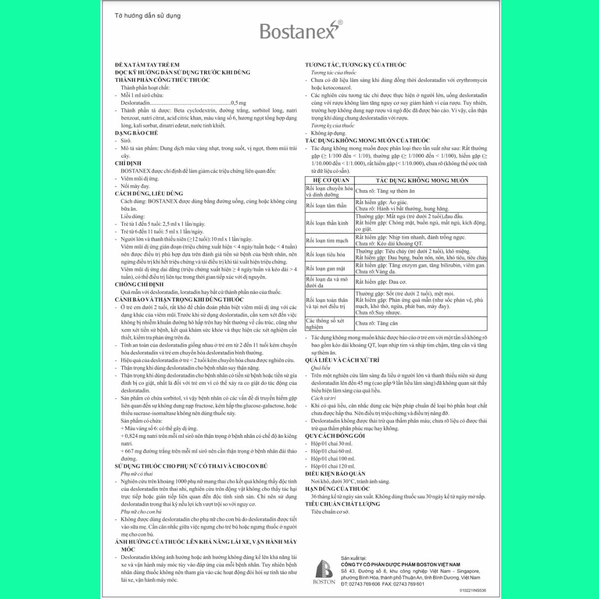 Bostanex-1 Bostanex