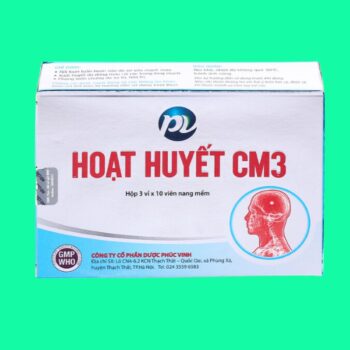 HOẠT HUYẾT CM3 tăng cường tuần hoàn máu
