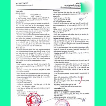 PEDONASE 6 Thuốc Pedonase