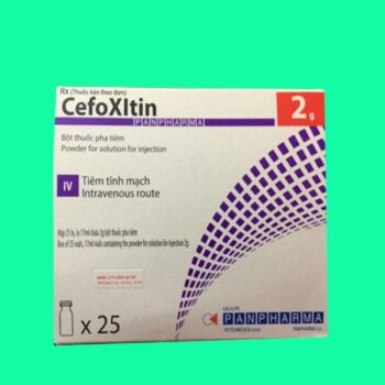 CefoXItin Panpharma 2g điều trị nhiễm khuẩn