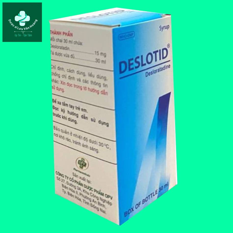 Deslotid Siro Công dụng Deslotid Siro