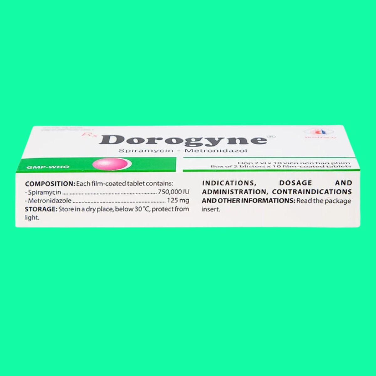 Dorogyne (6) Dorogyne điều trị nhiễm khuẩn
