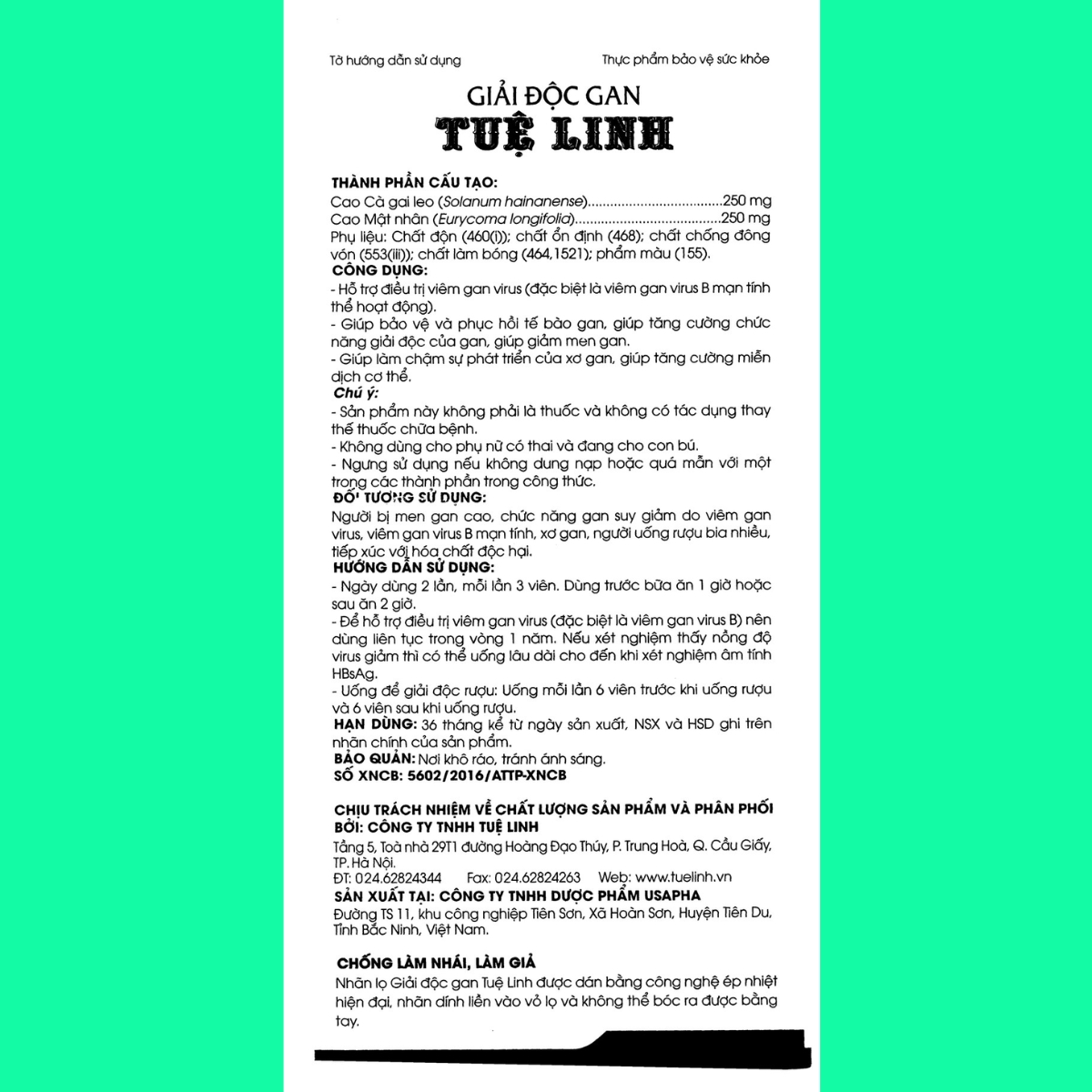 Giai-doc-gan-tue-linh-15 Giải độc gan Tuệ Linh