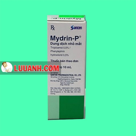 Mydrin-P® – Kinh nghiệm sử dụng vào các trường hợp mỏi mắt do điều tiết. 1 Mydrin-P