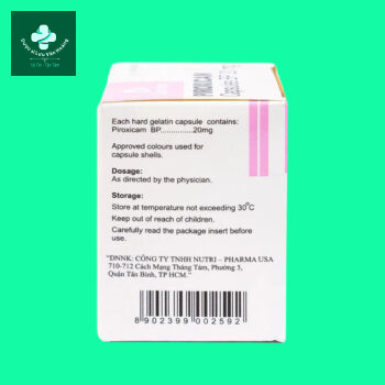 Piroxicam 20mg