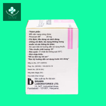 Piroxicam 20mg