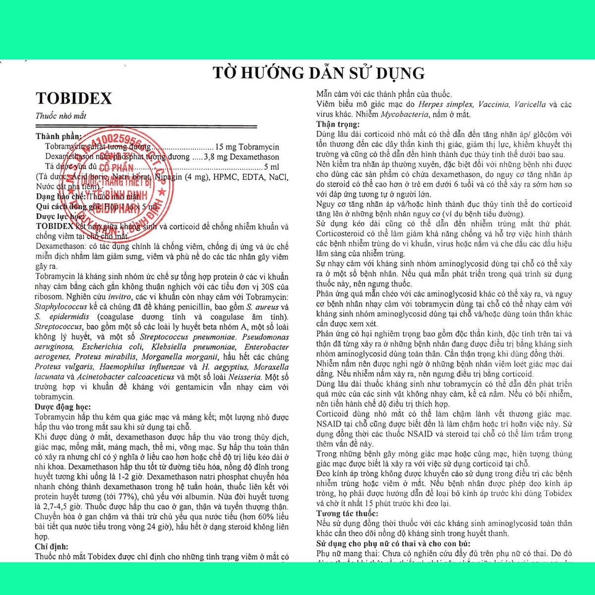 Tobidex-12 Tobidex
