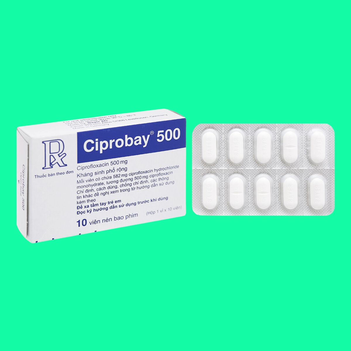 ciprobay-500-1 Thuốc Ciprobay 500 mg