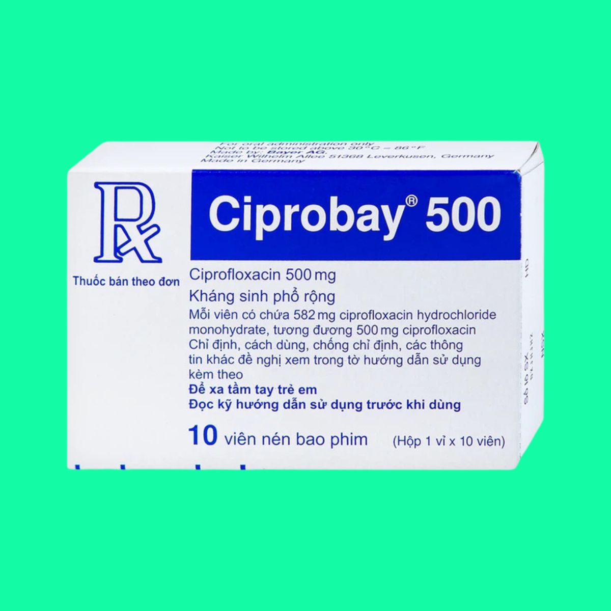 ciprobay-500-2 Thuốc Ciprobay 500 mg