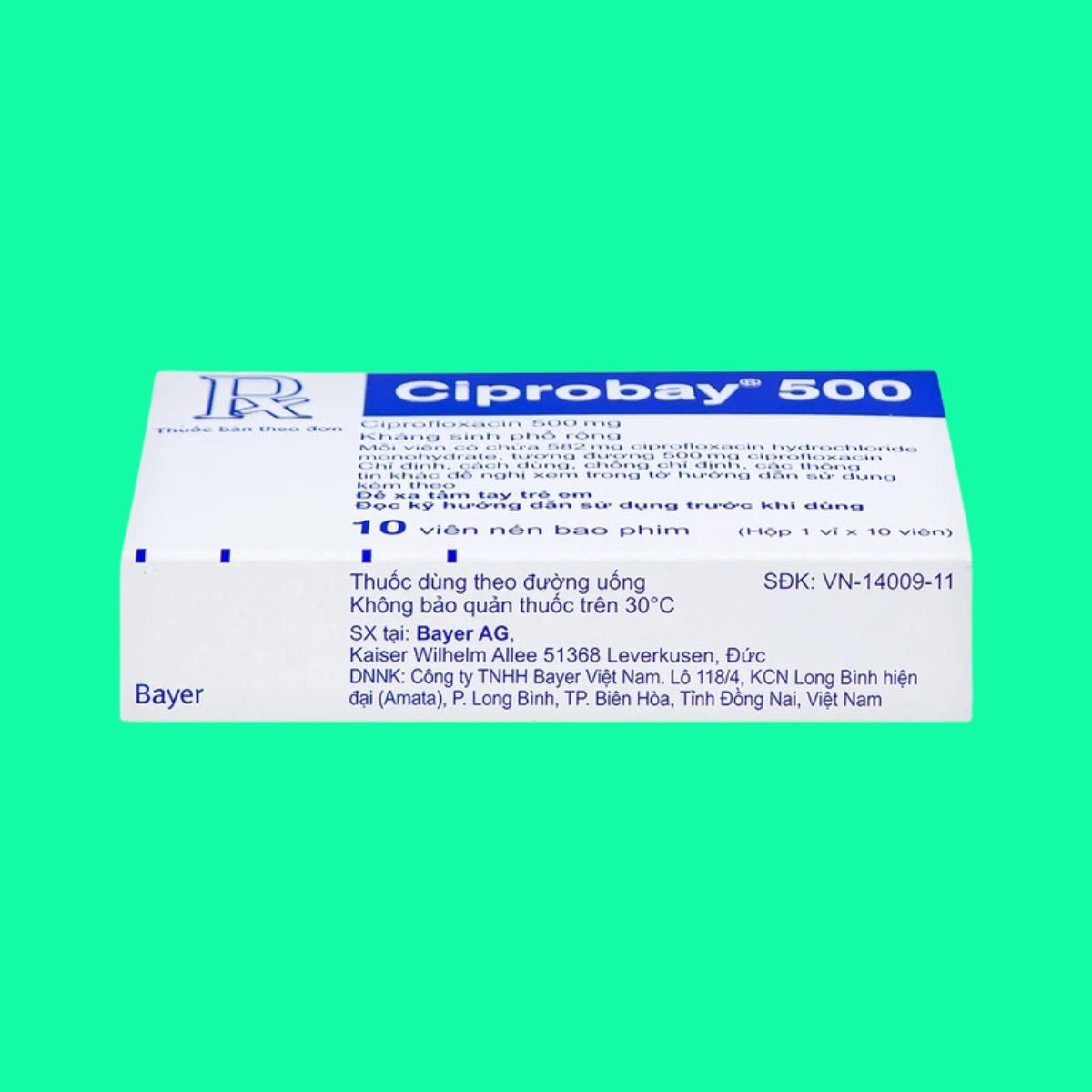 ciprobay-500-5 Thuốc Ciprobay 500 mg