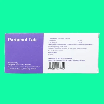 Partamol Tab 7 Partamol Tab 500mg
