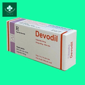 Devodil 13 Mặt bên hộp thuốc Devodil
