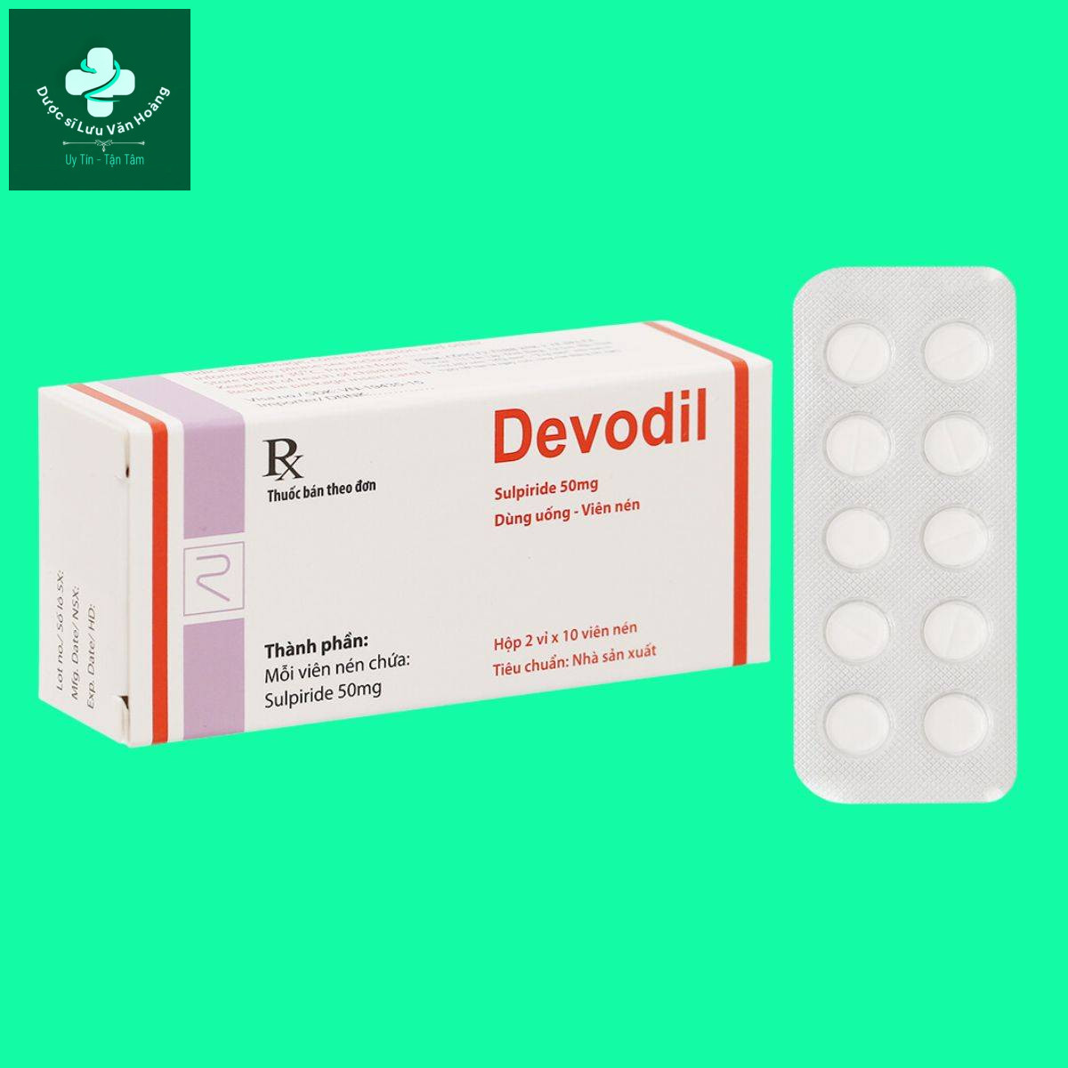 Devodil-50mg-2 Thuốc điều trị các bệnh lý tâm thần Devodil