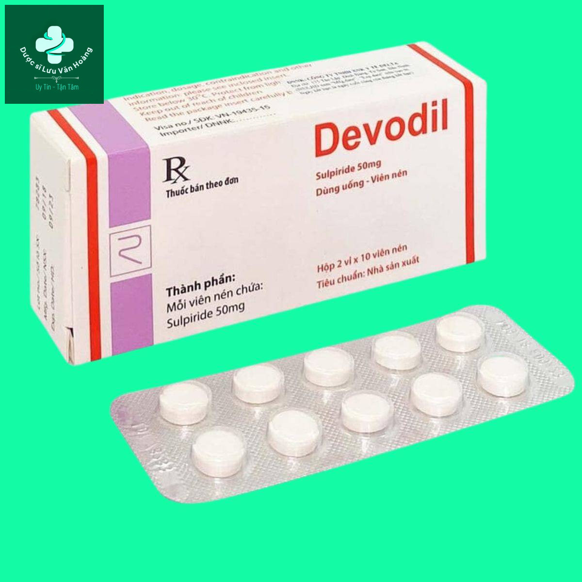 Devodil-50mg-4 Thuốc điều trị các bệnh lý tâm thần Devodil