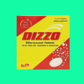 Dizzo - trợ tiêu hóa, giảm đầy hơi, ợ hơi, khó tiêu