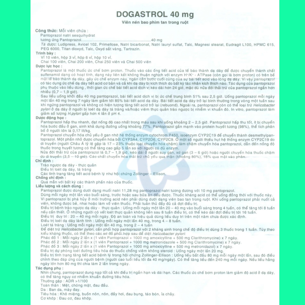 Dogastrol-7 Dogastrol 40mg
