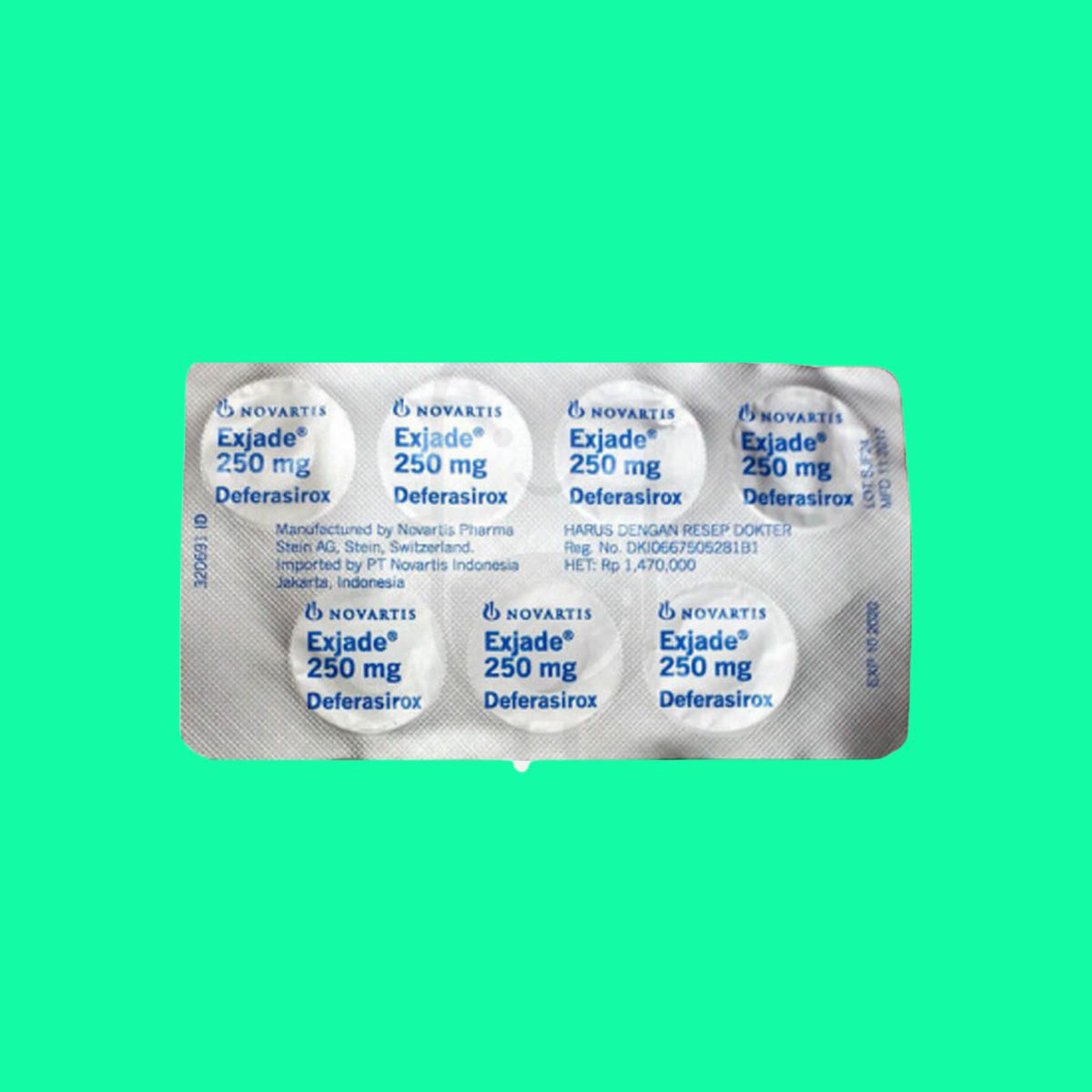 Exjade 250mg - 6 Exjade 250mg