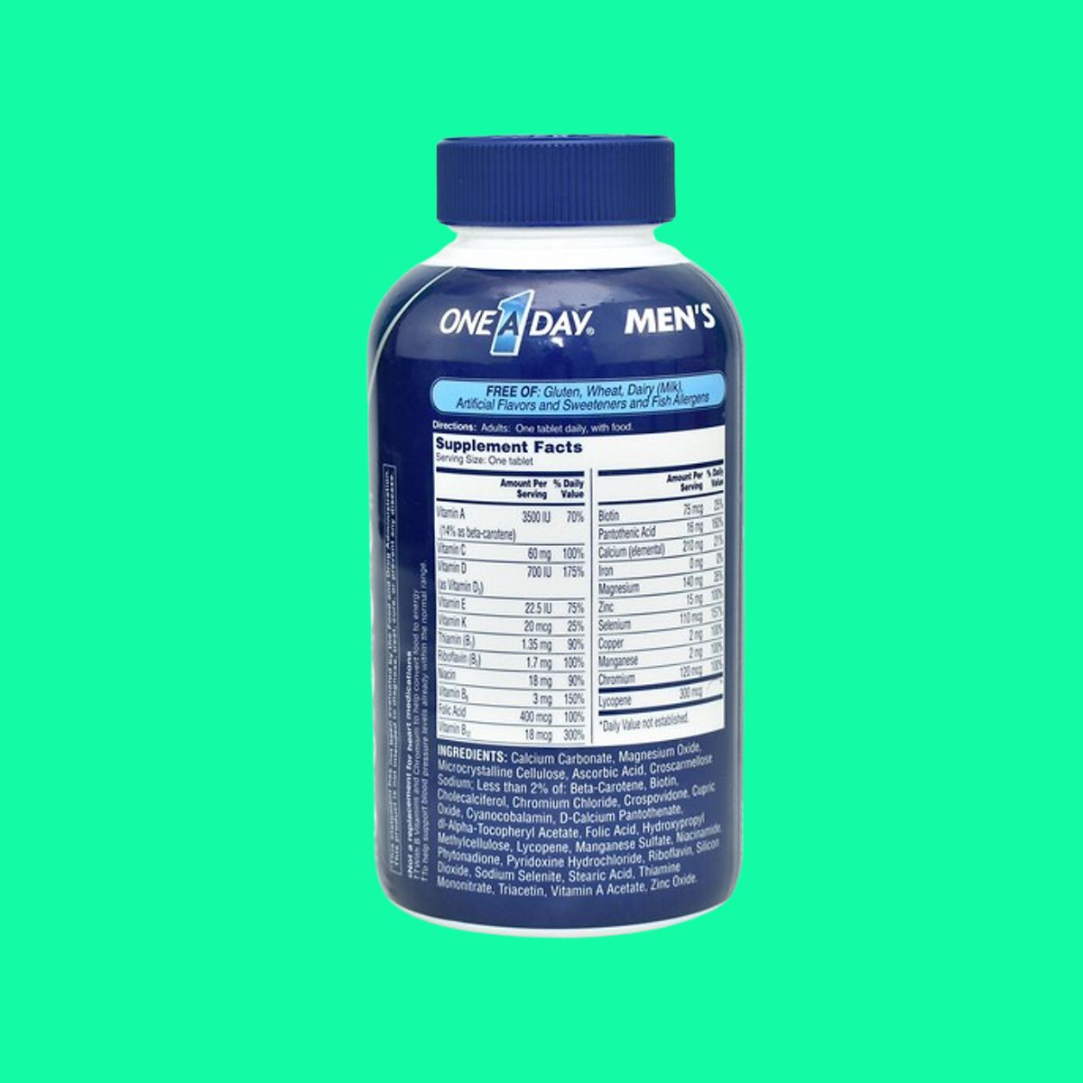 One A Day Men’s Formula-3 Vitamin tổng hợp cho nam One A Day Men’s Formula
