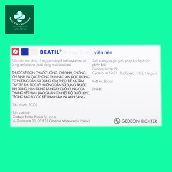 Beatil 4mg/5mg 2 Thuốc Beatil