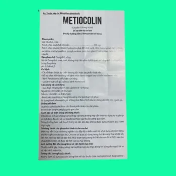 Thuốc Metiocolin