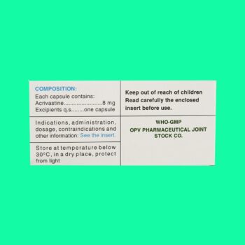 Allergex 8mg