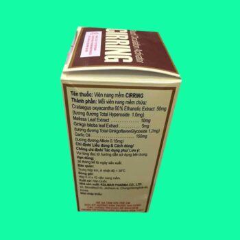 Cirring cải thiện chức năng não bộ