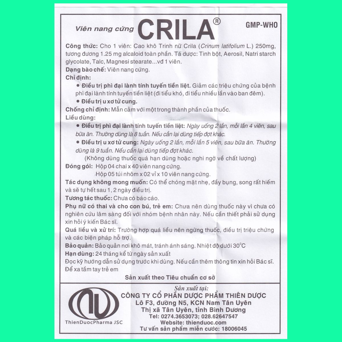 Hướng dẫn sử dụng Crila-11 Hướng dẫn sử dụng Crila