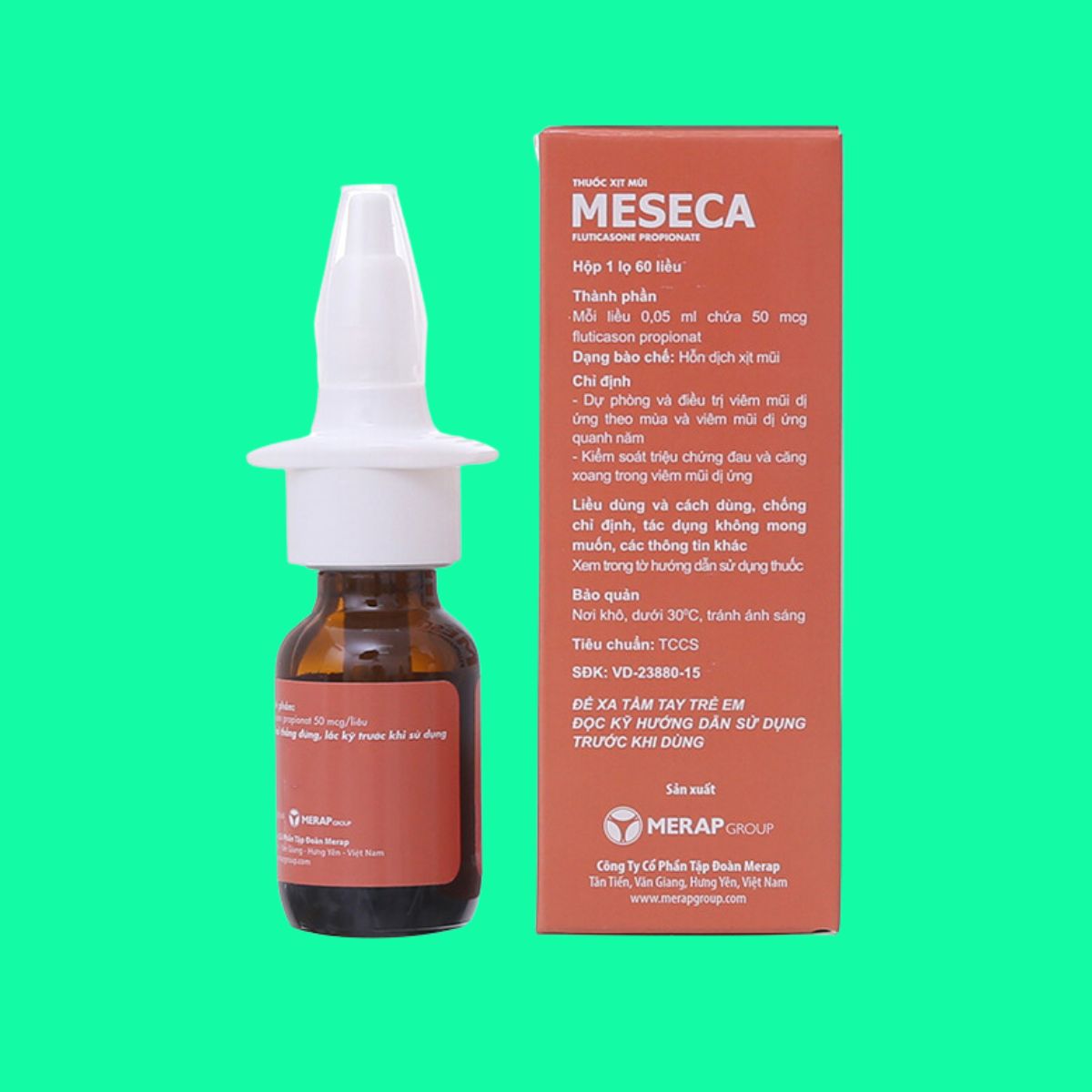 Meseca (2) Meseca điều trị viêm mũi dị ứng