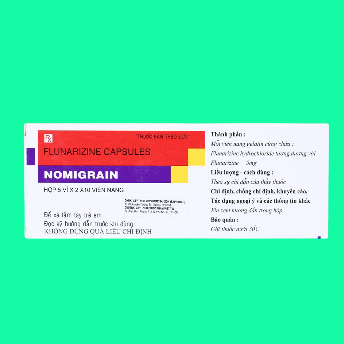 Nomigrain 5mg (5) Nomigrain 5mg