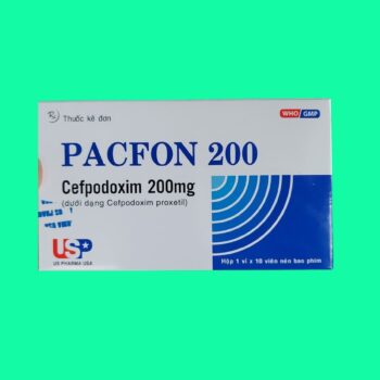 Pacfon 200 - Điều trị nhiễm khuẩn