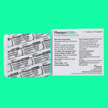 Phezam-400/25mg 2 Thuốc Phezam có tác dụng gì?