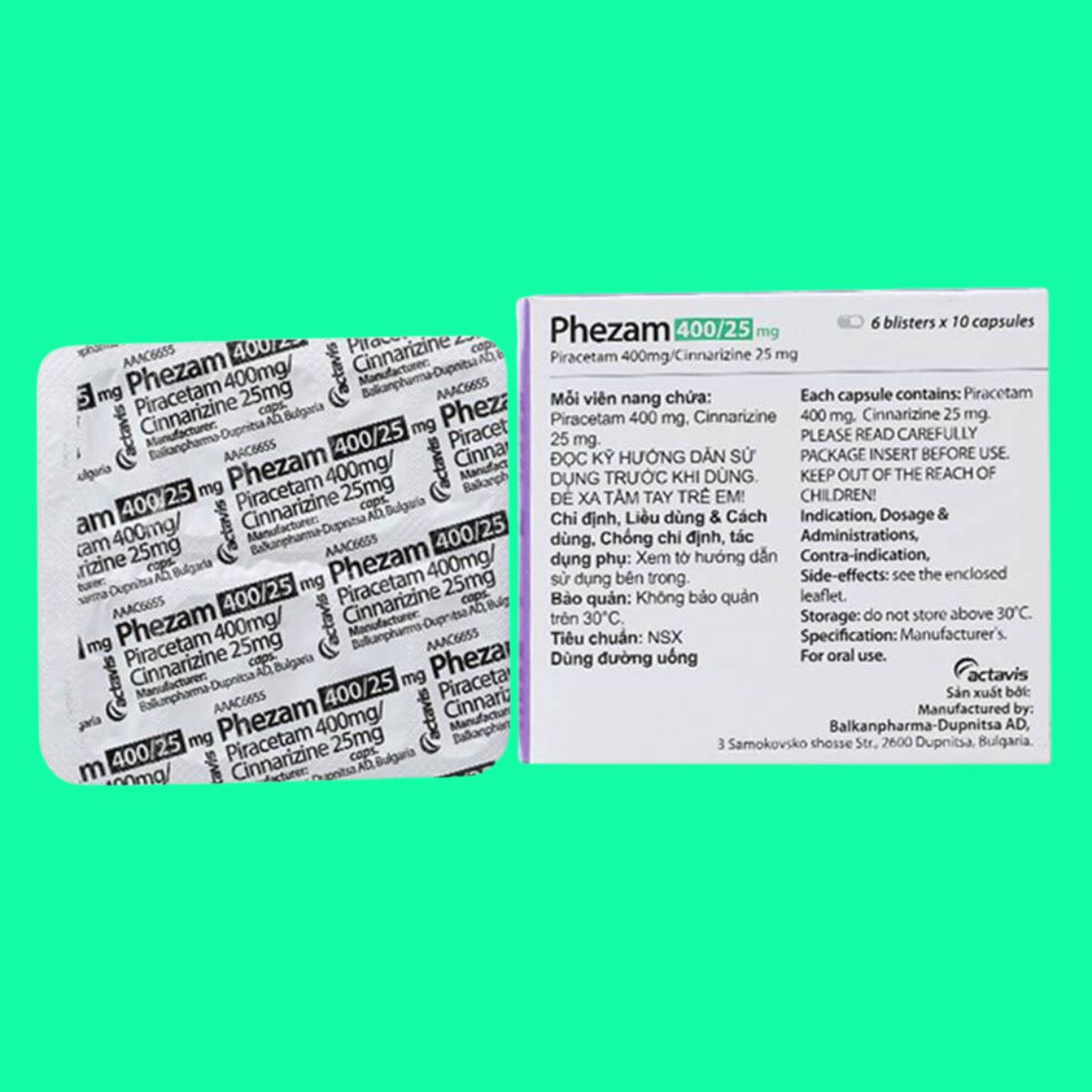 Phezam-40025mg (2) Thuốc Phezam có tác dụng gì?