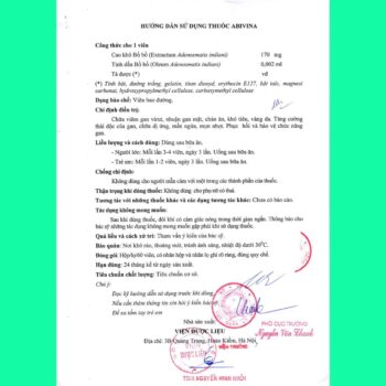 Abivina 4 Thuốc Abivina