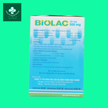 Biolac 9 Huong dan su dụng biolac