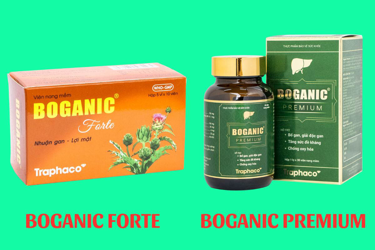 Boganic Forte 19 Thuốc Boganic Forte và Boganic Prenium