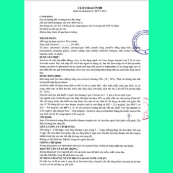 Thuốc Cloviracinob