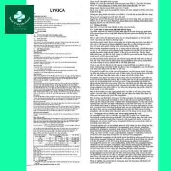 Lyrica 75mg 5 Thuốc Lyrica 75mg