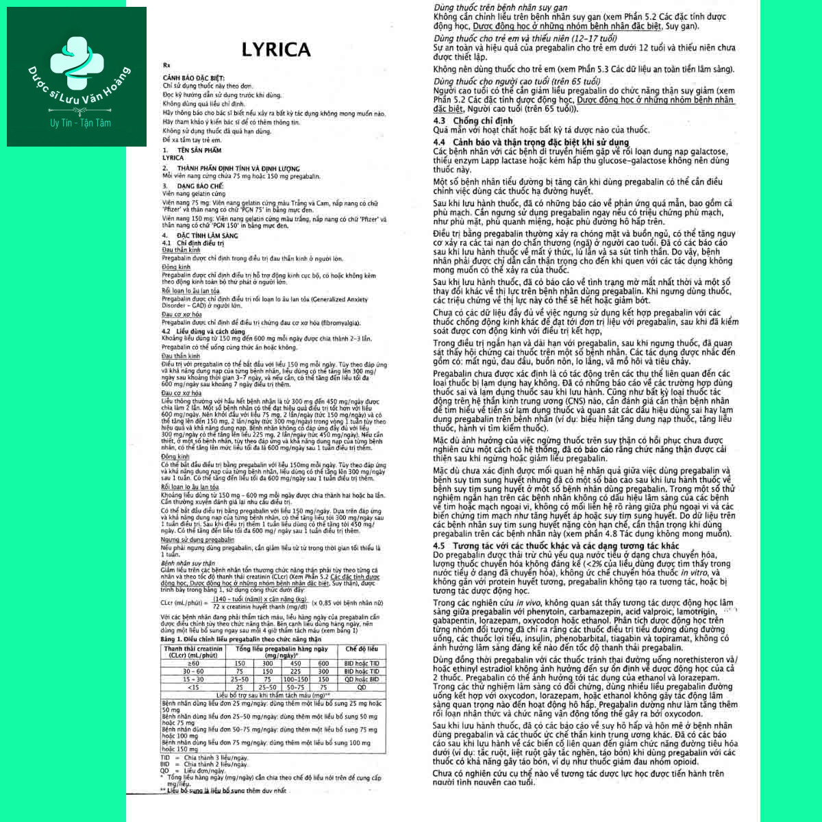 Lyrica-75mg-6 Thuốc Lyrica 75mg