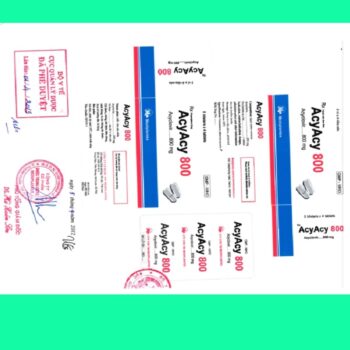 Acyacy 800 1 Thuốc Acyacy 800mg điều trị bệnh Herpes simplex