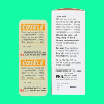 Thuốc Cosele giảm cholesterol máu