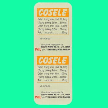 Thuốc Cosele giảm cholesterol máu